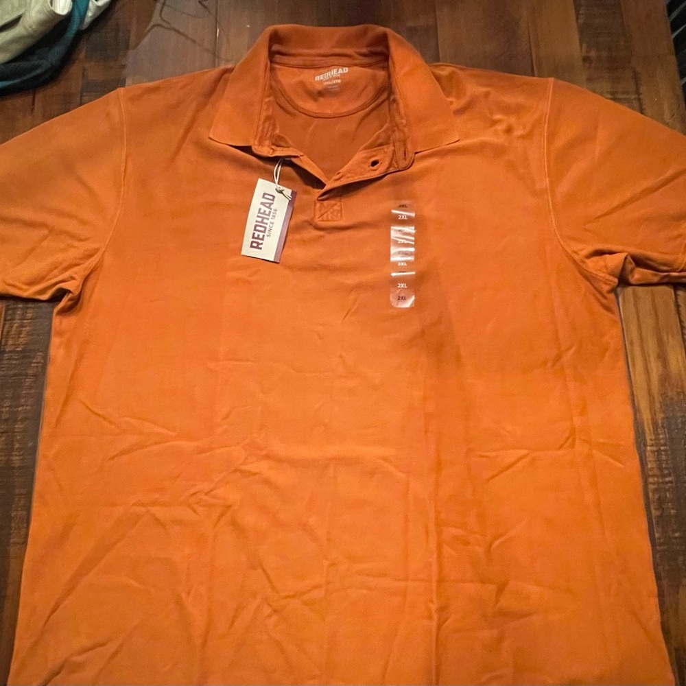 RedHead Vibrant Orange Casual Polo